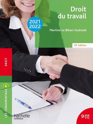 cover image of Fondamentaux --Droit du travail 2021-2022--Ebook epub